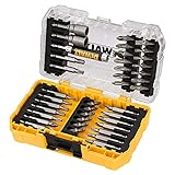 Dewalt High Performance Schrauberbit-Set (40-tlg. in Tough Case, 25 mm und 50 mm Schrauber-Bits, für Schraubarbeiten (Phillips, Schlitz, Pozi, Torx & Bithalter) DT70717