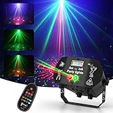 Nigecue Discolicht Partylicht mit Fernbedienung, Musikgesteuert Disco Licht mit Stroboskop, 2M USB Kabel, Sprachsteuerte LED DJ Party Lampe Discokugel für Halloween Weihnachten Klub Party Feiertage