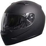 Integralhelm Motorradhelm Rallox 805 Größe M schwarz matt Motorrad Roller Sturz Helm