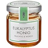 L.W.C. Michelsen - Eukalyptus Honig -Mini- (50g) - Auslese | fruchtig & würzig | natürlich, ohne Zusätze | hochwertiger Frühstücks-Honig | Pure Natürlichkeit in einem Glas