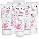 VANDINI Hydro Pflege Duschgel Damen mit Magnolienblüte & Mandelmilch - Duschgel für normale bis trockene Haut - veganes Duschgel für Frauen ohne Silikone, Parabene & Mineralöl (6x 200 ml)