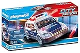 PLAYMOBIL City Action 6873 Polizei-Einsatzwagen mit Licht- und Soundeffekten, Ab 5 Jahren