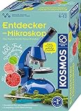 Kosmos 636050 Entdecker-Mikroskop, Experimentierkasten für Kinder, Green