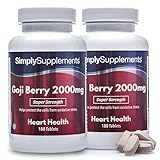 Goji Beere 2000mg - Geeignet für Veganer - 360 Tabletten - Simply Supplements