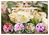 Rhododendren und Poesie (Wandkalender 2023 DIN A4 quer), Calvendo Monatskalender