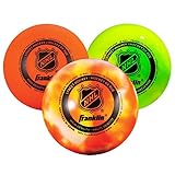 FRANKLIN - AGS Streethockey Gel Bälle NHL I Ball für Roller- & Inlinehockey I Outdoor Ball mit Active-Gravity-System I spezielle gedämpfte Flüssigkeit im Ballinneren I mittelhart I Orange - 3 Stück