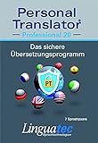 Personal Translator Professional 20: Preisgekröntes Übersetzungsprogramm mit 7 Sprachpaaren: Preisgekröntes Übersetzungsprogramm mit 7 Sprachpaaren ... English, Microsoft® Office Integration