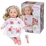 Baby Annabell Sophia 43cm, weiche Puppe mit Langen blonden Haaren, inkl. Puppenkleidung, Haarband und Bürste, 706572 Zapf Creation