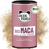 GREEN PANDA® BIO Maca Pulver | die Powerwurzel aus Peru | Ideal für Maca Drink, Maca Powder, Haferdrink und Smoothie | in nachhaltiger Kartondose, 170 g