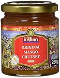 TRULY INDIAN Mango Chutney Original – Fruchtig-aromatische Fruchtpaste als Dip oder Fertigsauce für schnelle Gerichte – Indisch kochen mit natürlichen Zutaten – 230 g