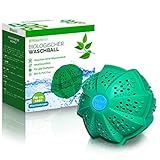 Waschklar® Öko Waschball [7-FACH REINIGUNG] Saubere Wäsche OHNE Waschmittel - Waschkugel für Waschmaschine, Nachhaltige Produkte, Bio Wäscheball für Allergiker