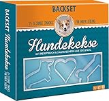 Backset Hundekekse. 25 gesunde Snacks für Ihren Liebling: Buch & 3 Ausstecher aus Edelstahl. Das perfekte Geschenk für alle Hundebesitzer