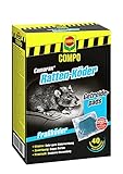 COMPO Cumarax Ratten-Köder, Rattengift, Getreidepads, Fraßköder für Köderboxen, 40 Beutel (400 g)