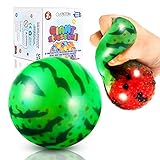 OleOletOy Riesiger Wassermelonen Stressball für Erwachsene und Kinder, 8cm Giant Quetschball Stressabbau Ball Fidget Toy, Anti Stress Sensory Ball Squeeze Toy für Jungen und Mädchen