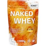 TNT Naked Whey Protein Pulver (1kg) • Eiweißpulver mit Laktase für Protein Shake, Backen & Kochen • Tolle Löslichkeit & leckerer Geschmack (Vanilla)