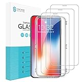 Syncwire Schutzfolie für iPhone 11 Pro/X/XS/10, [3 Stück] HD Panzerfolie 9H Härte 2.5D Displayschutzfolie Ultra-klar für iPhone XS/X/10/11 Pro