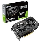 ASUS TUF NVIDIA GeForce GTX 1660 TI 6G OC Edition Gaming Grafikkarte (PCIe 3.0, 6GB GDDR6 Speicher, HDMI 2.0b, DIsplayPort 1.4, Nvidia Turing, TUF-GTX1660TI-O6G-Evo-Gaming) Schwarz