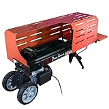 PowerGround Holzspalter elektrisch horizontaler 7 Tonnen spalthub 52cm 2200W