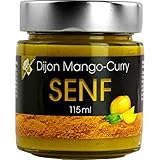 Senf Dijon-Senf mit Mango Dijon-Senf mit Mango Vegan hausgemacht BARRIQUE-Feine Manufaktur Deutschland 115mlGla