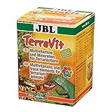 JBL TerraVit Pulver 71029 Ergänzungsfutter für Terrarientiere, Vitamine und Spurenelemente, 100 ml