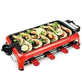 ZYZMH Windeln Rechteck Doppelt Smokeless Elektrisch Pan Grill Grill Grill Crêpe-Pfanne Elektrisch