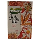 Chai Teebeutel | Süßer und würziger Tee | Pickwick Joy of Tea Spicy Chai | Chai Mix | Gesamtgewicht 26 g