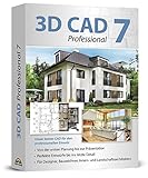 3D CAD 7 PRO - 2D und 3D Zeichenprogramm für Architekten - Hausplaner, Wohnungsplaner, technische Zeichnungen - Windows 11, 10, 8.1, 7