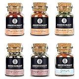 Ankerkraut Grill Set 6 Gewürze, das Starter-Set für leidenschaftliche Griller und Grillerinnen, Geschenke für Männer/Frauen/Div.