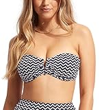 Seafolly Damen Dd U Tube Bandeau-Bikinioberteil Bikini, Sienna True Navy, 40