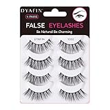 DYAFIN Falsche Wimpern Multipack Künstliche Wimpern Handgemachte Natürliche Wimpern Suchen Full Cover