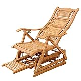 Moderne Bambus Swing Chair Erwachsener Gleiter Rocker Natürliche Bambusmöbel Innenraum Wohnzimmerstuhl Sessel Strandstühle für ältere