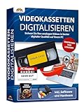 Videokassetten Digitalisieren - analog Audio und Video Konverter - VHS Kassetten digitalisieren - von jeder analogen Quelle - VHS, VCR, DVD Video Rekorder für Windows 11 / 10 / 8 / 7