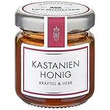 L.W.C. Michelsen - Kastanien Honig -Mini- (50g) | kräftig & herb | natürlich, ohne Zusätze | hochwertiger Bienenhonig - flüssig | Kastanien-Honig im Probierglas