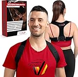 VIGO SPORTS® *NEU* I Rücken Geradehalter für eine effiziente Haltungskorrektur I größenverstellbare Rückenstütze für Damen & Herren I Premium Schultergurt für selbstbewusstes Auftreten (S-M)