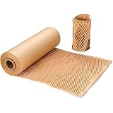 verpackungsmaterial füllmaterial verpackungsmaterial papier rolle Wabenliner Verpackungsrolle Kraftpapier zum Verpacken/Lagern exquisiter Zerbrechliche Gegenstände（38cm*50m）