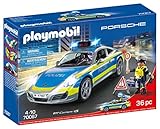 LAYMOBIL City Action 70067 Porsche 911 Carrera 4S Polizei mit Polizei-Licht und Sound, Empfohlen ab 4 Jahren