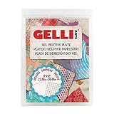 Gelli Arts GL013964721027 Gel-Druckplatte, 22,9 x 30,5 cm, klar