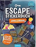 Escape-Stickerbuch – Juwelenraub: Löse den Fall mit Stickern! | Ein Escape-Heft mit Stickern für Kinder ab 8 Jahren