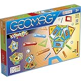 Geomag – Classic Confetti 114 Teile – Magnetisches Konstruktionsspiel für Kinder ab 3 Jahren – Swiss Made – 36 Bälle, 38 Stäbe, 38 Platten, 2 Basen – 3D-Konstruktion – Magnetische Spiele