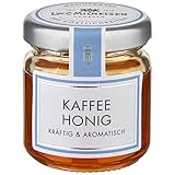 L.W.C. Michelsen - Kaffeeblüten-Honig -Mini- (50g) | kräftig & aromatisch | natürlich, ohne Zusätze | hochwertiger Honig mit Kaffee-Note | Pure Natürlichkeit in einem Glas