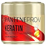 Pantene Pro-V Color Protect Keratin Reconstruct Haarmaske, für Coloriertes Haar, Haarpflege Glanz, Haarmaske, Haarkur, Haare Kur, Haar Mask, Beauty, Gold, 300 ml