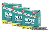 Derby Rasierklingen Professional 300 / Dreierpack - 3 x 100 Stück rostfrei einzeln verpackt