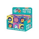 MudPuppy - Anzeigen/Wooden Yo-Yo's (Empty, 24 pcs) Action-Spiele & Spiegelungen, Mehrfarbig (3536404)