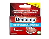 Dentemp - Zahnrettungsbox bis zu 3 Anwendungen | Zahnersatz für zerbrochene Gebisse | Zahnzement für Prothesenzähne | Zahnfüllung & Zahnkleber | Zahnersatz provisorischer Zähne | Zahn Reparatur Set