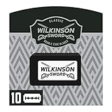 Wilkinson Sword Classic Vintage Edition Rasierklingen für Rasierhobel Hochwertig und besonders langlebig 10 Stk.