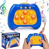 Pop It Elektronisches Spiel, Handheld Spielkonsole, Montessori Spielzeug ab 3 Jahre, Quick Push Spiel Fidget Toys Antistress Spielzeug Geschenke für Unterwegs