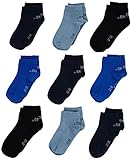 s.Oliver Socks Jungen Sneakersocken S21010, 9er Pack, Blau (blue 30), 31-34 (Herstellergröße: 31/34)