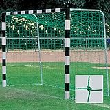 DONET Handballtornetz/Kleinfeld 3,1 x 2,1 m Tiefe Oben 0,80 / unten 1,00 m, PE 3 mm ø, grün