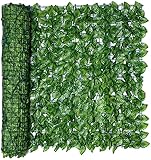 Künstliche Efeu Hecke Sichtschutz Garten-Sichtschutzzaun, geeignet für den Garten-Sichtschutz im Garten, Flexible Konstruktion HXJDP221103(Color:,Size:50X100cm)