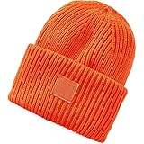 Cox Damen Strick-Mütze Orange 0